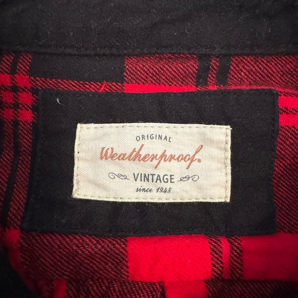 ORIGINAL WEATHERPROOF PLAID BUTTON DOWN FITS MEDIUM PERFECT FOR CASUAL WEAR - Picture 3 of 7